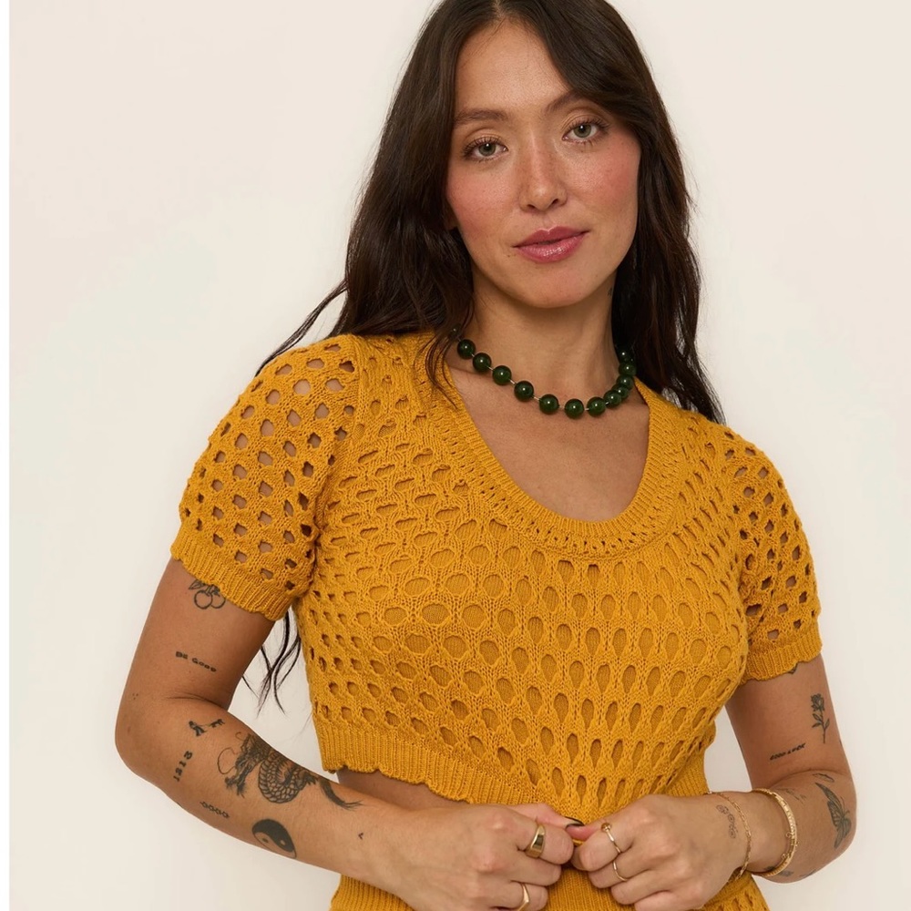 Brand New with Tags Callahan Knitwear Maritza Crop Top!